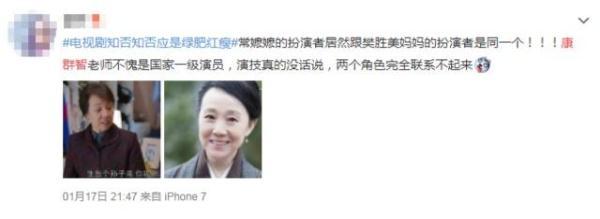 康群智演过什么，她是《欢乐颂》中的樊母