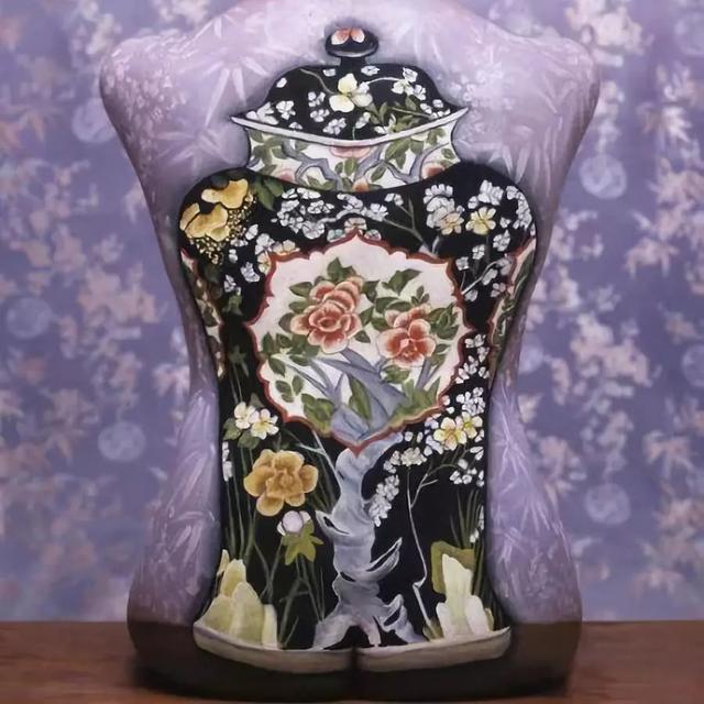 人面桃花别样红，人面桃花别样红意思（人体国画，美的盛宴）