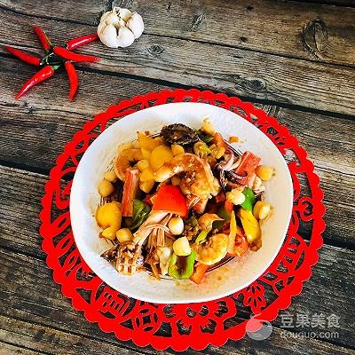 蟹棒的做法大全家常，蒜蓉什锦海鲜的做法