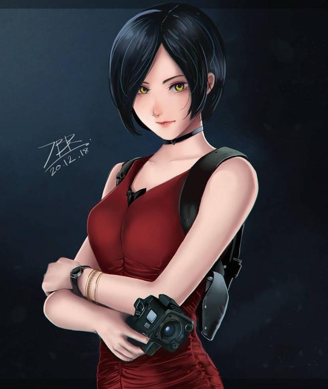 deviantart中推荐的画师，《生化危机》艾达王粉丝艺术画