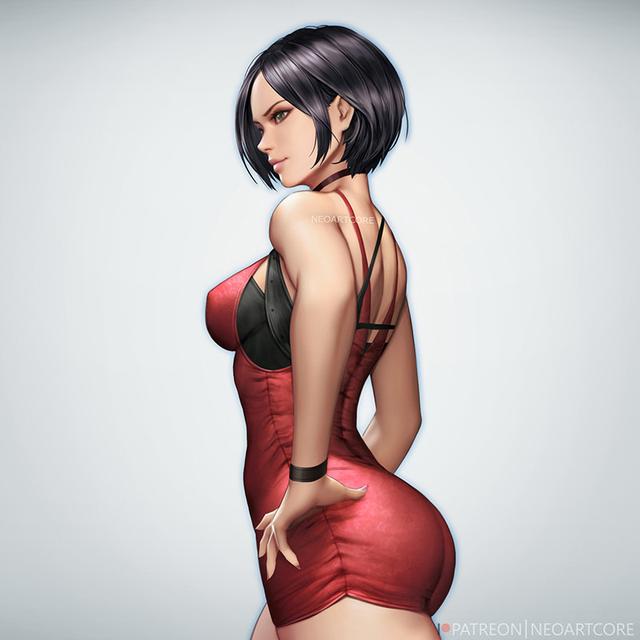 deviantart中推荐的画师，《生化危机》艾达王粉丝艺术画