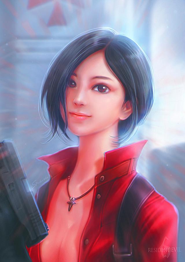 deviantart中推荐的画师，《生化危机》艾达王粉丝艺术画