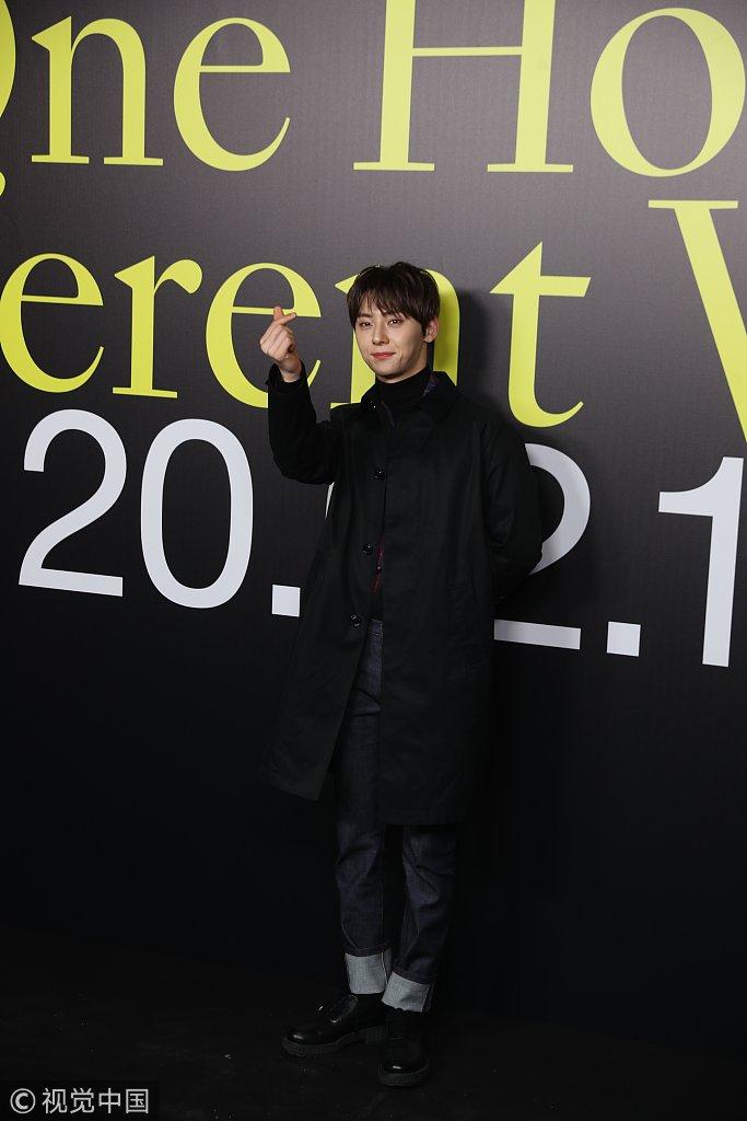 当地时间2019年2月20日,米兰,2019秋冬米兰时装周:moncler明星观秀.