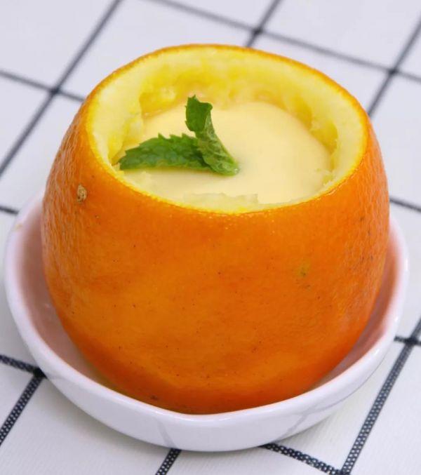 橙子蒸蛋的做法,吃橙子蒸蛋有什么好处(好吃的香橙配蒸蛋,给肉都不换)