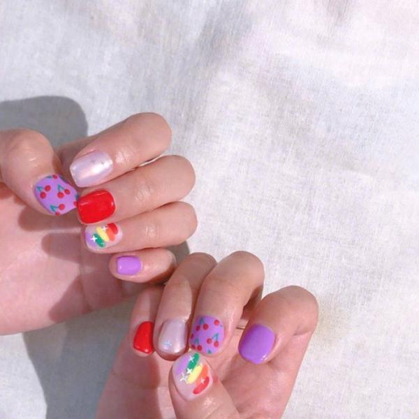 适合春天的小清新美甲，适合春天的小清新美甲图片（有趣可爱，有着春天般的味道）