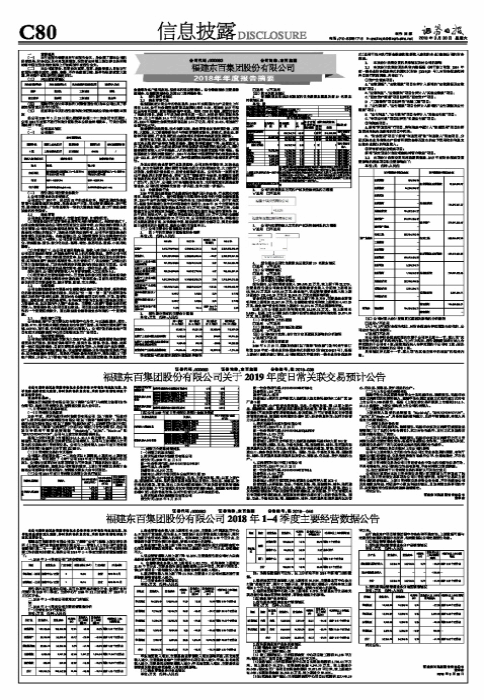 福田饰品批发进货网，小礼品批发市场（福建东百集团股份有限公司关于2019年度日常关联交易预计公告）