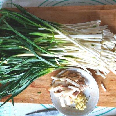 腊肉如何炒韭菜，韭菜炒腊肉#春季减肥、边吃边瘦#