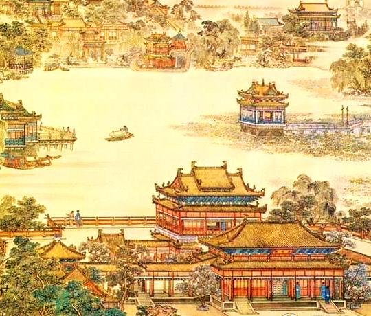 两山排闼送青来的前一句是什么，两山排闼送青来的上一句是什么（这就是古人的“朋友圈”）