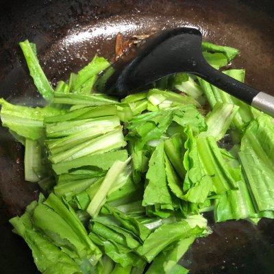 油麥菜炒豆豉鯪魚,豆豉鯪魚油麥菜做法(豆豉鯪魚油麥菜———十分鐘