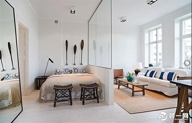 卧室隔断效果图大全，客厅改卧室的隔断效果图（重庆装修网分享8款卧室隔断设计）