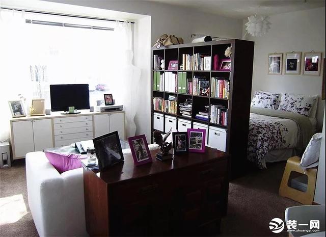 卧室隔断效果图大全，客厅改卧室的隔断效果图（重庆装修网分享8款卧室隔断设计）