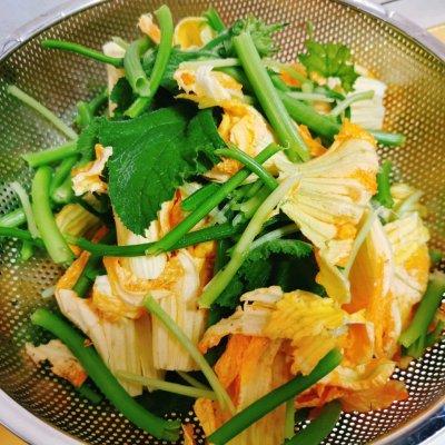 南瓜苗，给老爸做道菜#减脂不减味儿（南瓜苗的功效和作用）