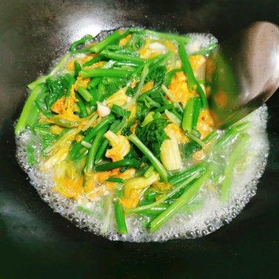 南瓜苗，给老爸做道菜#减脂不减味儿（南瓜苗的功效和作用）