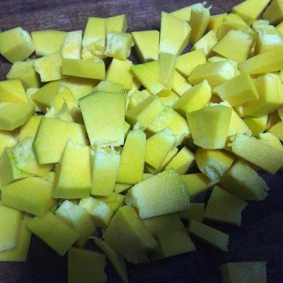 南瓜糊糊的做法，0难度的南瓜米糊