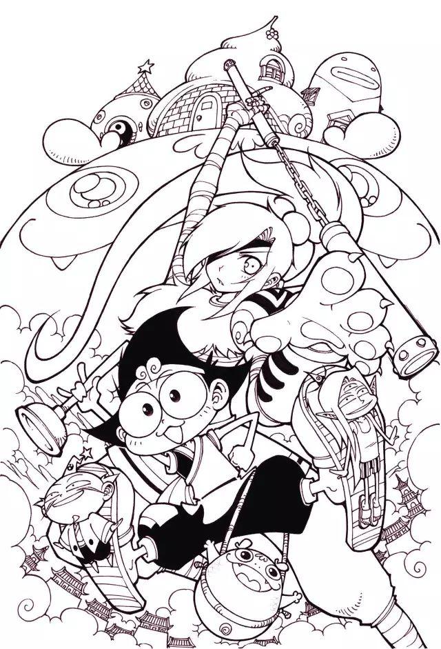 如何用马克笔画漫画，用马克笔画动漫怎么画（神秘的手绘漫画绘制过程+考考你的“电眼”）