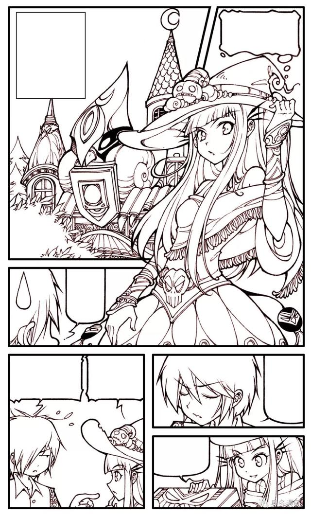 如何用马克笔画漫画，用马克笔画动漫怎么画（神秘的手绘漫画绘制过程+考考你的“电眼”）