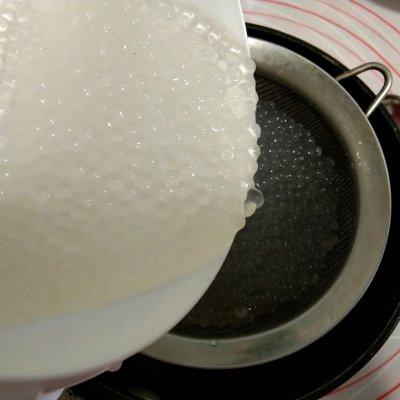 椰香红豆西米露的做法，椰奶红豆西米露图片（#夏日冰品不能少#红豆西米露）