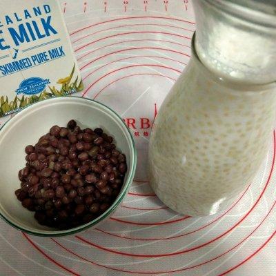 椰香红豆西米露的做法，椰奶红豆西米露图片（#夏日冰品不能少#红豆西米露）