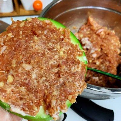 茄饼夹肉的家常做法，怎么做夹肉茄饼（炸茄饼～茄盒升级版开启元气满满的一天）