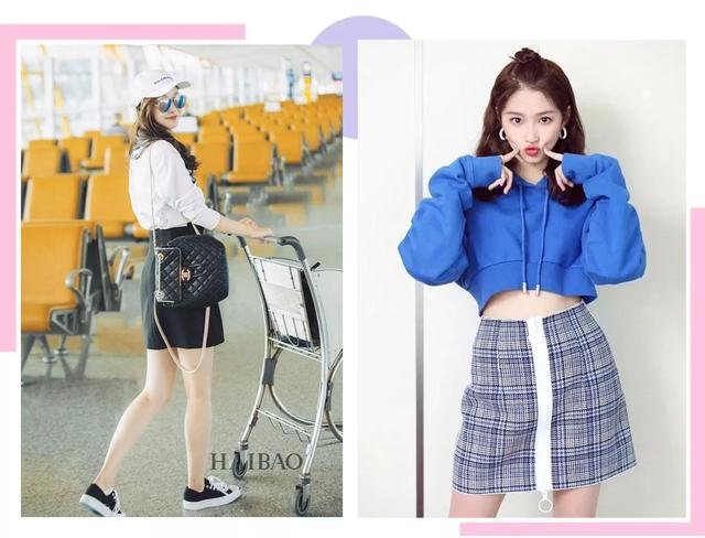 卫衣半裙早秋混搭时髦有女人味，卫衣＋半裙＝时髦又有女人味的早秋穿搭