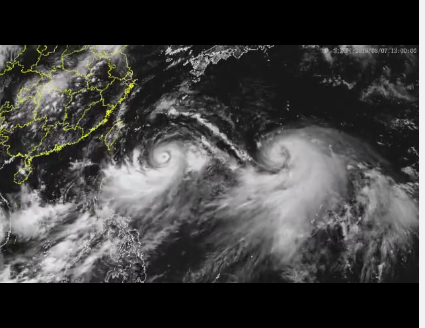 台风路径图实时发布，2022年7号台风最新消息路径图（第9号台风利奇马/10号台风罗莎实时动态路径图发布）