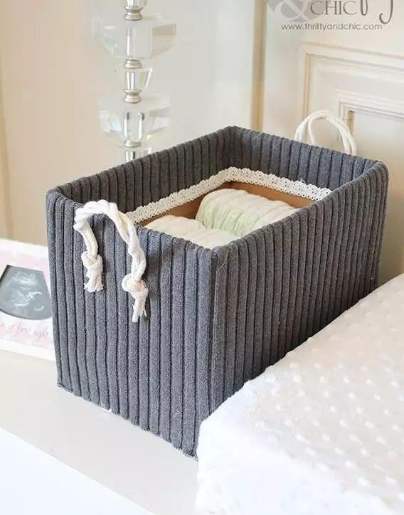 鞋盒改造收纳盒，如何用鞋盒做收纳盒（家里的鞋盒这样弄一下）