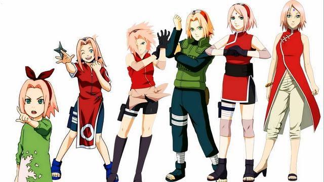 火影忍者小樱头像，〖火影忍者〗春野樱 自截头像微信（小樱雏田越变越美）