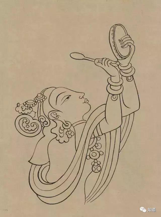 敦煌飞天仙女图,敦煌壁画飞天(敦煌飞天仙女图谱手稿)