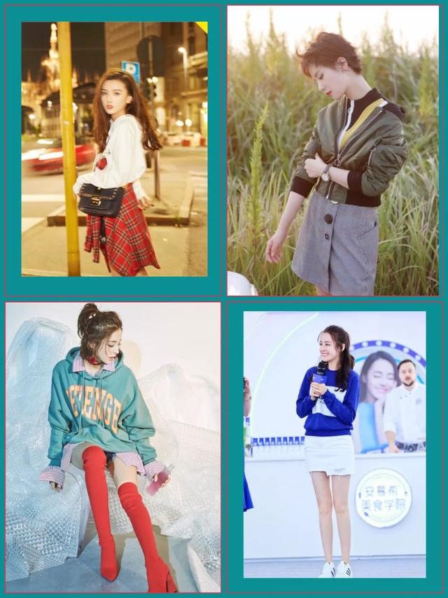 卫衣半裙早秋混搭时髦有女人味，卫衣＋半裙＝时髦又有女人味的早秋穿搭