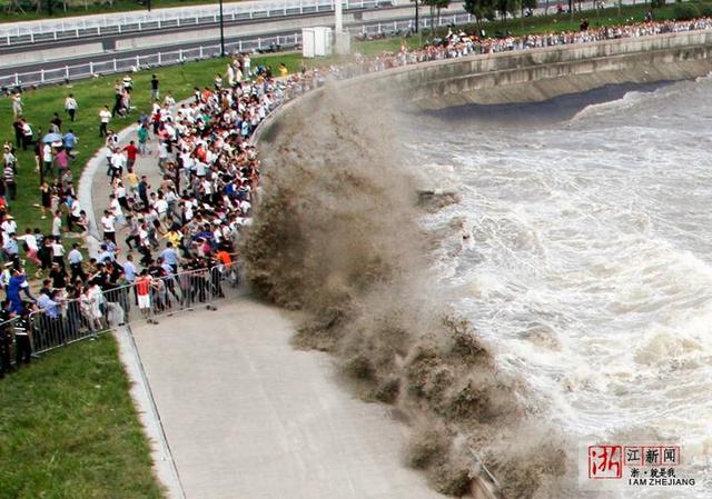 钱塘江每天涨潮时间表，钱塘江涨潮是什么时间每年的几月份（八月十八观潮季来临）