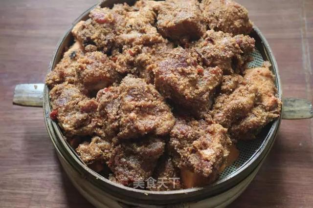 学做家常菜粉蒸肉，软烂入味、香而不腻
