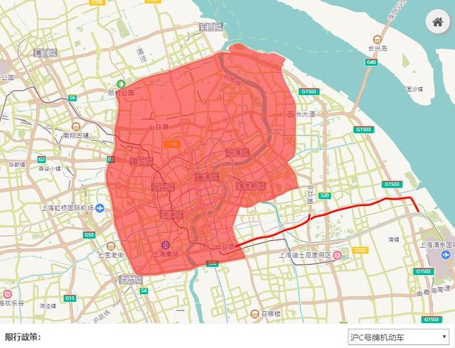 沪c牌照行驶范围，沪c牌照行驶范围地图 杭州（提醒，沪C号牌机动车限行规定）