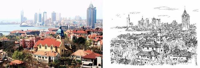 北京故宫简笔画，天安门简笔画（画出长达2.9m故宫全景图）