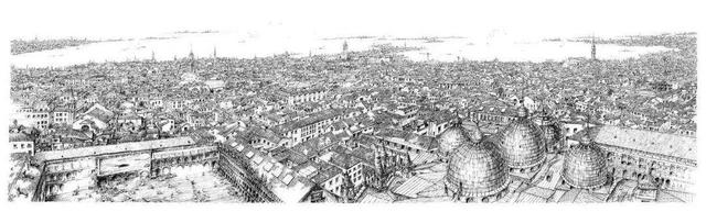 北京故宫简笔画，天安门简笔画（画出长达2.9m故宫全景图）