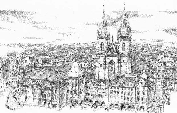 北京故宫简笔画，天安门简笔画（画出长达2.9m故宫全景图）