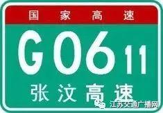 高速公路国道省道标志，高速上一直搞不懂的\