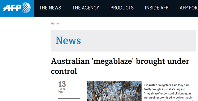 澳大利亚山火灭了吗，澳大利亚山火灭了吗最新消息（规模最大“巨型山火”已得到控制）