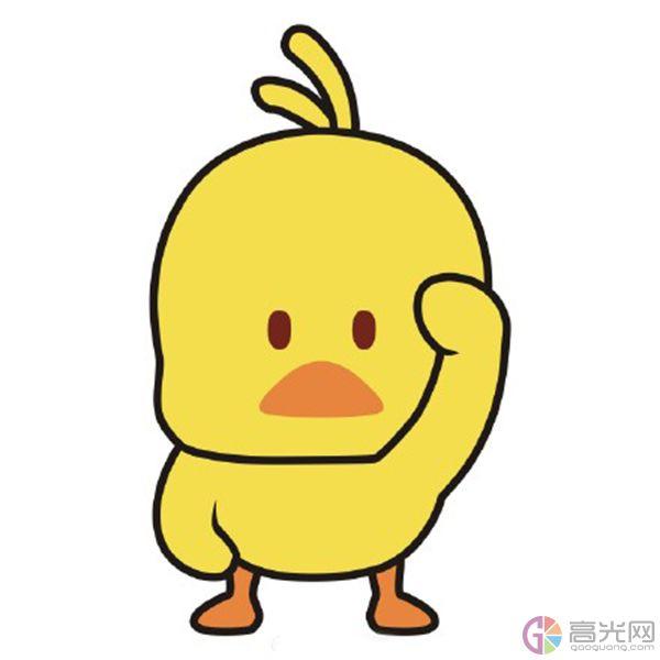 画鸭子的简笔画,画鸭子的简笔画口诀(可爱的小鸭子简笔画绘画步骤)