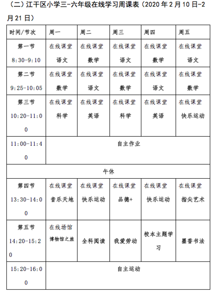 江干教育信息网（江干区教育局启动延期开学在线教育教学方案）