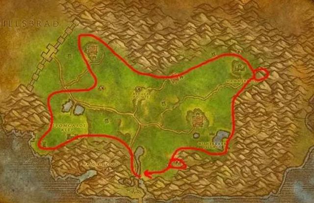 魔兽世界怀旧服采矿分布图，采矿1-300速成矿石分布图