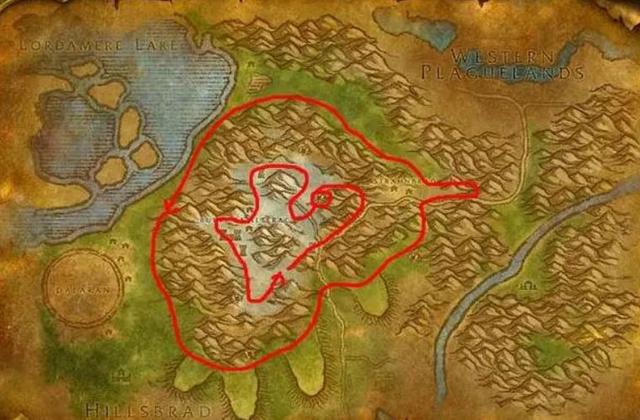 魔兽世界怀旧服采矿分布图，采矿1-300速成矿石分布图