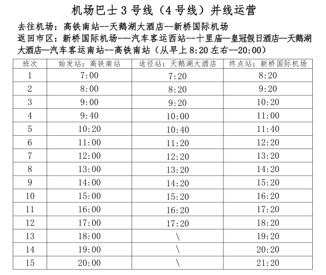新桥机场大巴(合肥机场巴士官网)