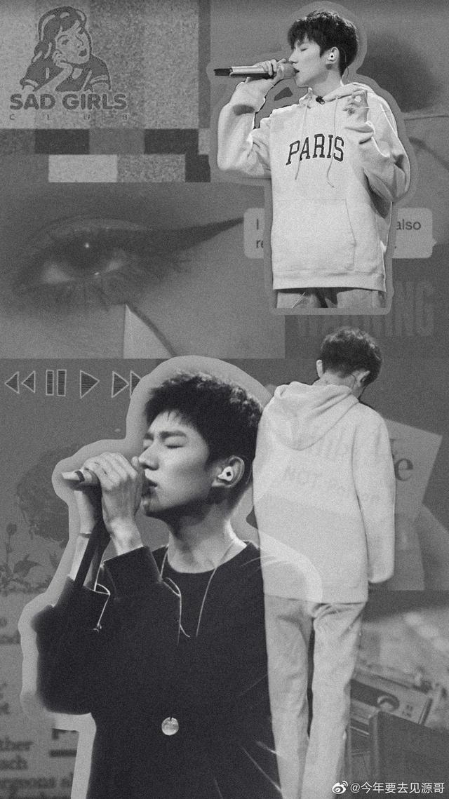 王源壁纸拼接，王源精选壁纸（饭制九宫格王源绝美照片图片）