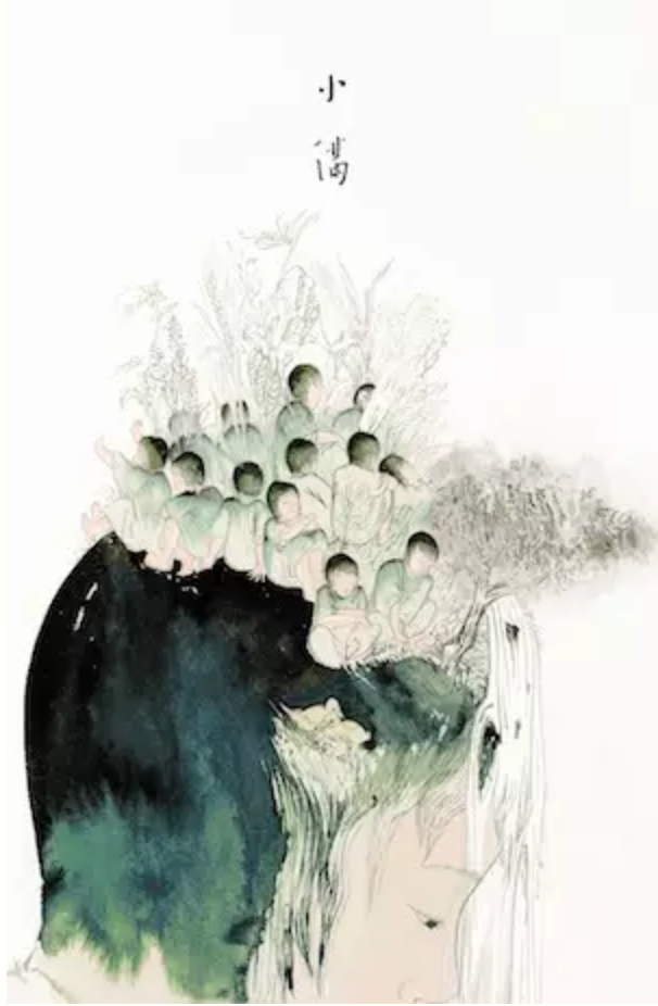 溯洄怎么读（送你一套水墨二十四节气图）