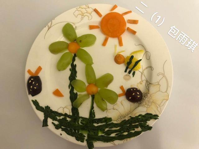 创意的水果拼盘,创意的水果拼盘教案(宁夏小学生疫情期的别样生活图片