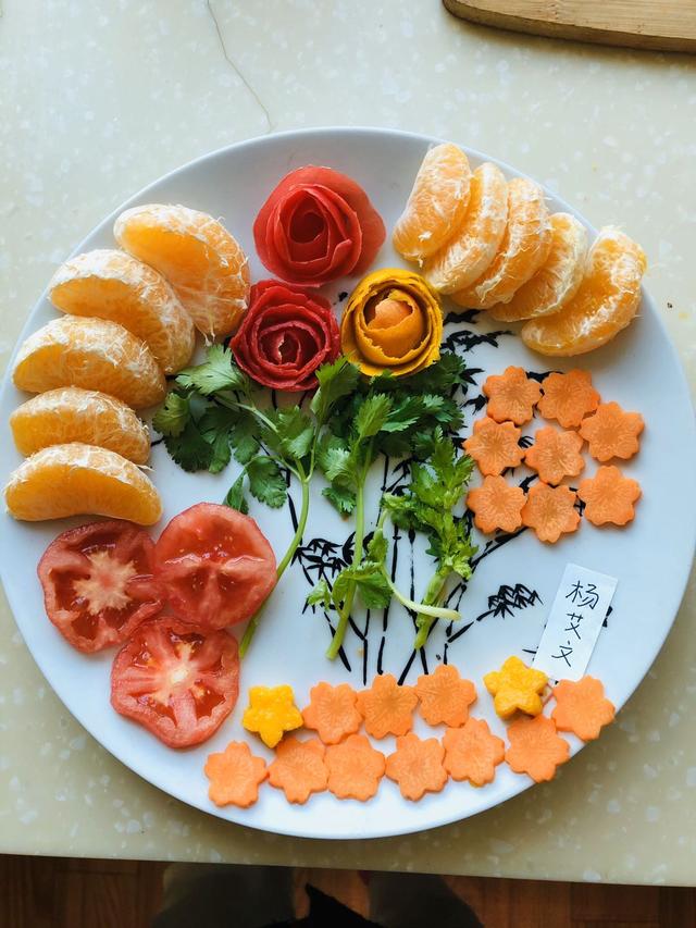 创意的水果拼盘,创意的水果拼盘教案(宁夏小学生疫情期的别样生活图片