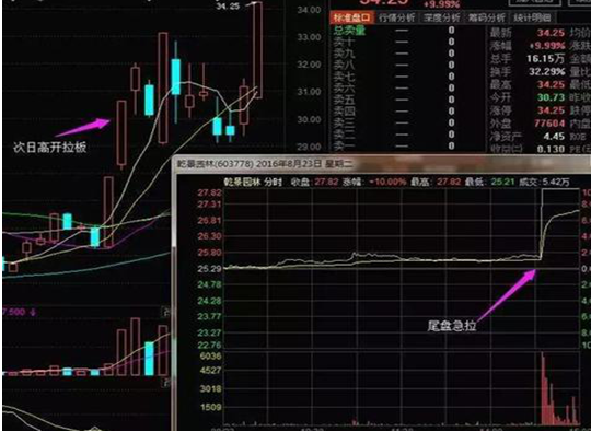 尾盘跌停的个股第二天会怎样（如果手持股票在尾盘出现异动拉升）