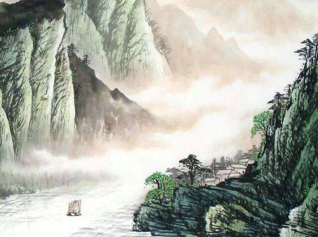 王之涣登鹳雀楼窗含西岭千秋雪,门泊东吴万里船.