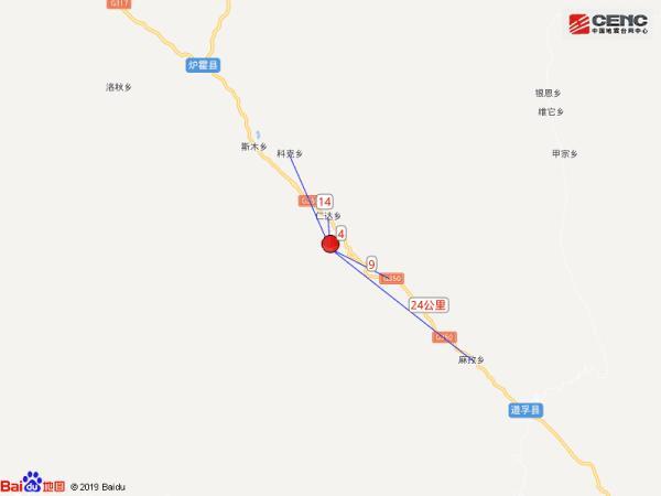 炉霍县海拔多少米，炉霍县宗塔草原海拔高度（四川甘孜州炉霍县发生3.6级地震）