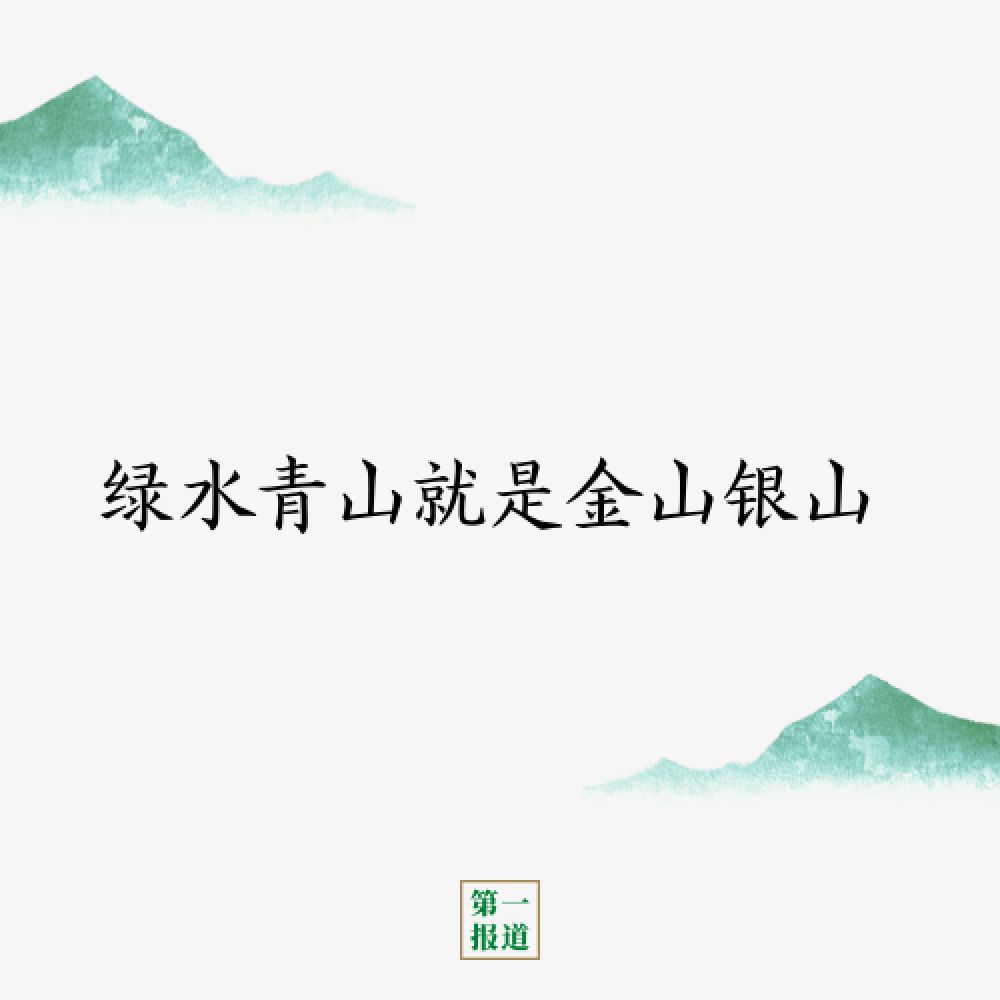 金正家电宁夏银川维修 第一报道  习近平的“两山论”，让世界读懂“美丽中国”